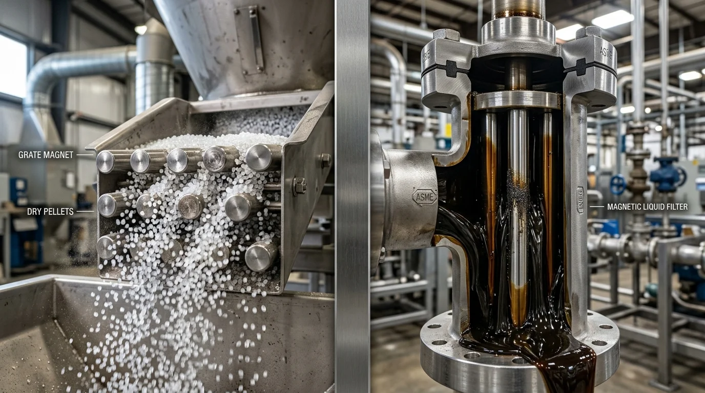 Grade Magnética vs. Filtro Magnético: O Guia Definitivo para a Aplicação Correta