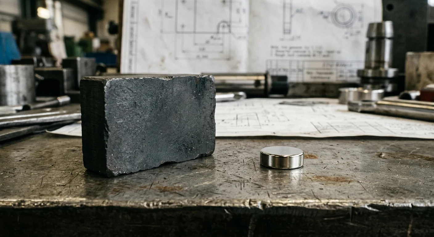 Ímã de Ferrite vs. Neodímio: O Guia Técnico para a Escolha Certa na Indústria