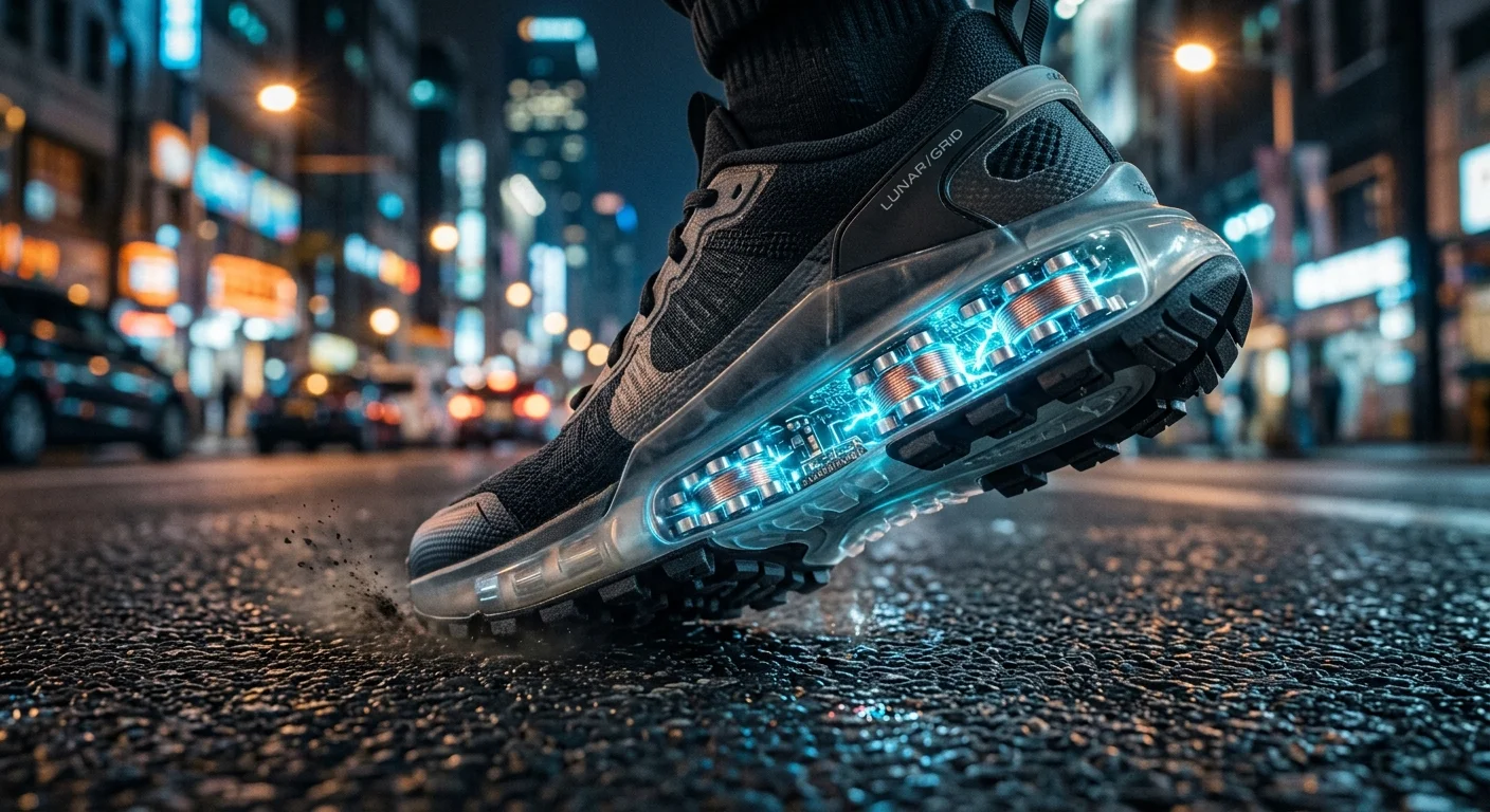 Ímãs em sapatos ajudam a gerar energia por meio de caminhadas