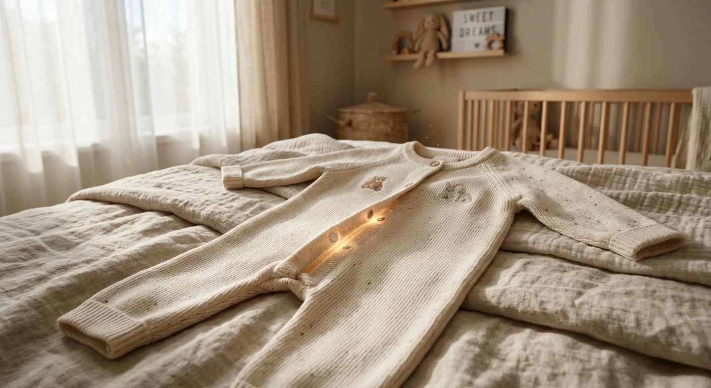 Roupa com ímãs para bebês