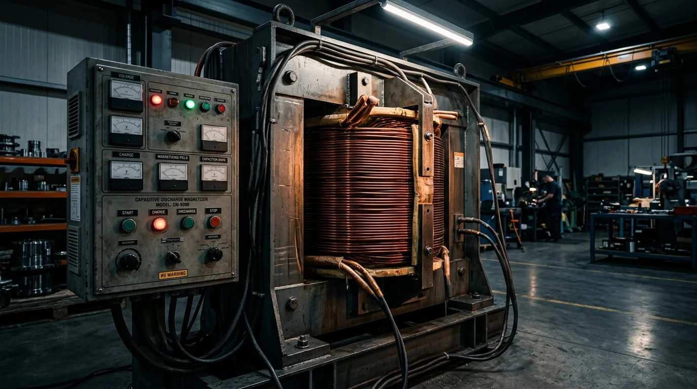 Como Funciona um Magnetizador Industrial na Prática (com exemplos reais)