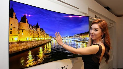 TV LG 55 Polegadas OLED com suporte de ímãs