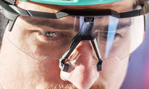óculos para ciclista com ímãs